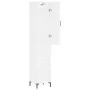 Hohes weißes Sperrholz-Sideboard 34,5 x 34 x 180 cm von vidaXL, Sideboards - Ref: Foro24-3198977, Preis: 90,16 €, Rabatt: %