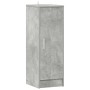 Mueble zapatero de aglomerado gris hormigón 32x35x92 cm