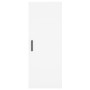 Hohes weißes Sperrholz-Sideboard 34,5 x 34 x 180 cm von vidaXL, Sideboards - Ref: Foro24-3198977, Preis: 94,27 €, Rabatt: %