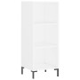Aparador alto madera contrachapada blanco 34,5x34x180 cm de vidaXL, Aparadores - Ref: Foro24-3198977, Precio: 94,16 €, Descue...