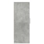 Mueble zapatero de aglomerado gris hormigón 32x35x92 cm
