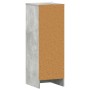Mueble zapatero de aglomerado gris hormigón 32x35x92 cm