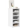 Muebles zapateros 2 uds contrachapada blanco 31,5x35x70 cm