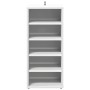 Muebles zapateros 2 uds contrachapada blanco 31,5x35x70 cm