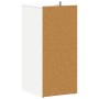 Muebles zapateros 2 uds contrachapada blanco 31,5x35x70 cm