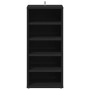 Muebles zapateros 2 uds madera contrachapada negro 31,5x35x70cm
