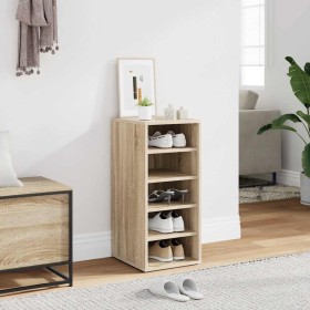 Mueble zapatero madera contrachapada roble Sonoma 31,5x35x70 cm Mueble zapatero madera contrachapada roble Sonoma 31,5x35x70 cm