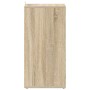 Mueble zapatero madera contrachapada roble Sonoma 31,5x35x70 cm