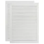 Schranktürlamellen 2 Stk. Kiefernholz weiß 69x39,4 cm von vidaXL, Schranktüren - Ref: Foro24-151161, Preis: 58,35 €, Rabatt: %
