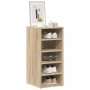 Muebles zapateros 2 uds contrachapado roble Sonoma 31,5x35x70cm