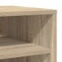 Muebles zapateros 2 uds contrachapado roble Sonoma 31,5x35x70cm