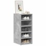 Muebles zapateros 2uds contrachapado gris hormigón 31,5x35x70cm