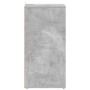 Muebles zapateros 2uds contrachapado gris hormigón 31,5x35x70cm