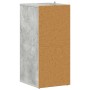 Muebles zapateros 2uds contrachapado gris hormigón 31,5x35x70cm