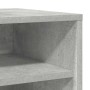 Muebles zapateros 2uds contrachapado gris hormigón 31,5x35x70cm