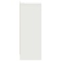 Mueble zapatero de madera contrachapada blanco 31,5x35x90 cm