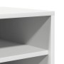 Mueble zapatero de madera contrachapada blanco 31,5x35x90 cm