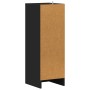 Mueble zapatero madera contrachapada negro 31,5x35x90 cm