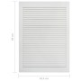 Puerta de armario lamas 2 uds madera pino blanco 69x39,4 cm de vidaXL, Puertas de armarios - Ref: Foro24-151161, Precio: 59,5...