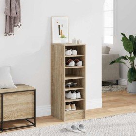 Mueble zapatero madera contrachapada roble Sonoma 31,5x35x90 cm Mueble zapatero madera contrachapada roble Sonoma 31,5x35x90 cm