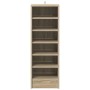 Mueble zapatero madera contrachapada roble Sonoma 31,5x35x90 cm