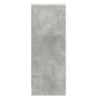 Mueble zapatero madera contrachapada gris hormigón 31,5x35x90cm