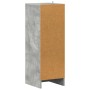 Mueble zapatero madera contrachapada gris hormigón 31,5x35x90cm