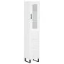 Tall white plywood sideboard 34.5x34x180 cm by vidaXL, Sideboards - Ref: Foro24-3199385, Price: 95,54 €, Discount: %