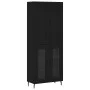 Aparador alto madera contrachapada negro 69,5x34x180 cm von vidaXL, Sideboards - Ref: Foro24-3199634, Preis: 161,40 €, Rabatt: %