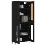 Aparador alto madera contrachapada negro 69,5x34x180 cm von vidaXL, Sideboards - Ref: Foro24-3199634, Preis: 161,40 €, Rabatt: %