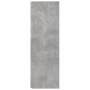 Mueble de esquina madera ingeniería gris hormigón 33x33x100 cm
