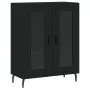 Aparador alto madera contrachapada negro 69,5x34x180 cm von vidaXL, Sideboards - Ref: Foro24-3199634, Preis: 161,40 €, Rabatt: %