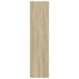 Mueble de esquina madera contrachapada roble Sonoma 33x33x132cm