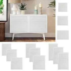 Kleiderschrank-Türlatten, 2 Stück, weißes Kiefernholz, 69 x 49,4 cm von vidaXL, Schranktüren - Ref: Foro24-151164, Preis: 63,...