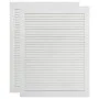 Wardrobe door slats 2 pcs white pine wood 69x49.4 cm by vidaXL, cabinet doors - Ref: Foro24-151164, Price: 62,99 €, Discount: %