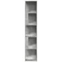 Mueble de esquina madera ingeniería gris hormigón 33x33x164,5cm