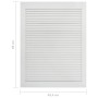 Kleiderschrank-Türlatten, 2 Stück, weißes Kiefernholz, 69 x 49,4 cm von vidaXL, Schranktüren - Ref: Foro24-151164, Preis: 65,...
