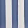 Toldo de lona azul y blanco 450x300 cm