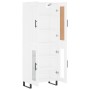Tall white plywood sideboard 69.5x34x180 cm by vidaXL, Sideboards - Ref: Foro24-3199641, Price: 161,74 €, Discount: %