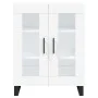 Hohes weißes Sperrholz-Sideboard 69,5 x 34 x 180 cm von vidaXL, Sideboards - Ref: Foro24-3199641, Preis: 159,85 €, Rabatt: %