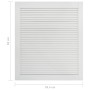 Puerta de armario lamas 2 uds madera pino blanco 69x59,4 cm de vidaXL, Puertas de armarios - Ref: Foro24-151167, Precio: 72,2...