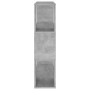 Librería separador contrachapada gris hormigón 80x24x94 cm