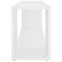 Mueble para TV madera contrachapada blanco 100x24x32 cm