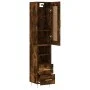 Sideboard aus geräuchertem Eichensperrholz 34,5x34x180 cm von vidaXL, Sideboards - Ref: Foro24-3200254, Preis: 103,88 €, Raba...