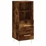 Sideboard aus geräuchertem Eichensperrholz 34,5x34x180 cm von vidaXL, Sideboards - Ref: Foro24-3200254, Preis: 103,88 €, Raba...