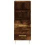 Sideboard aus geräuchertem Eichensperrholz 34,5x34x180 cm von vidaXL, Sideboards - Ref: Foro24-3200254, Preis: 103,88 €, Raba...