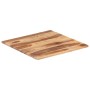 Tischplatte aus massivem Palisanderholz 25–27 mm, 80 x 80 cm von vidaXL, Tischplatten - Ref: Foro24-285998, Preis: 106,48 €, ...