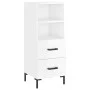 Hochglänzendes Sideboard aus weißem Sperrholz, 34,5 x 34 x 180 cm von vidaXL, Sideboards - Ref: Foro24-3200259, Preis: 118,51...