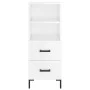High glossy white plywood sideboard 34.5x34x180 cm by vidaXL, Sideboards - Ref: Foro24-3200259, Price: 118,51 €, Discount: %