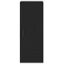 Aparador de madera contrachapada negro 34,5x34x180 cm de vidaXL, Aparadores - Ref: Foro24-3200258, Precio: 112,98 €, Descuent...